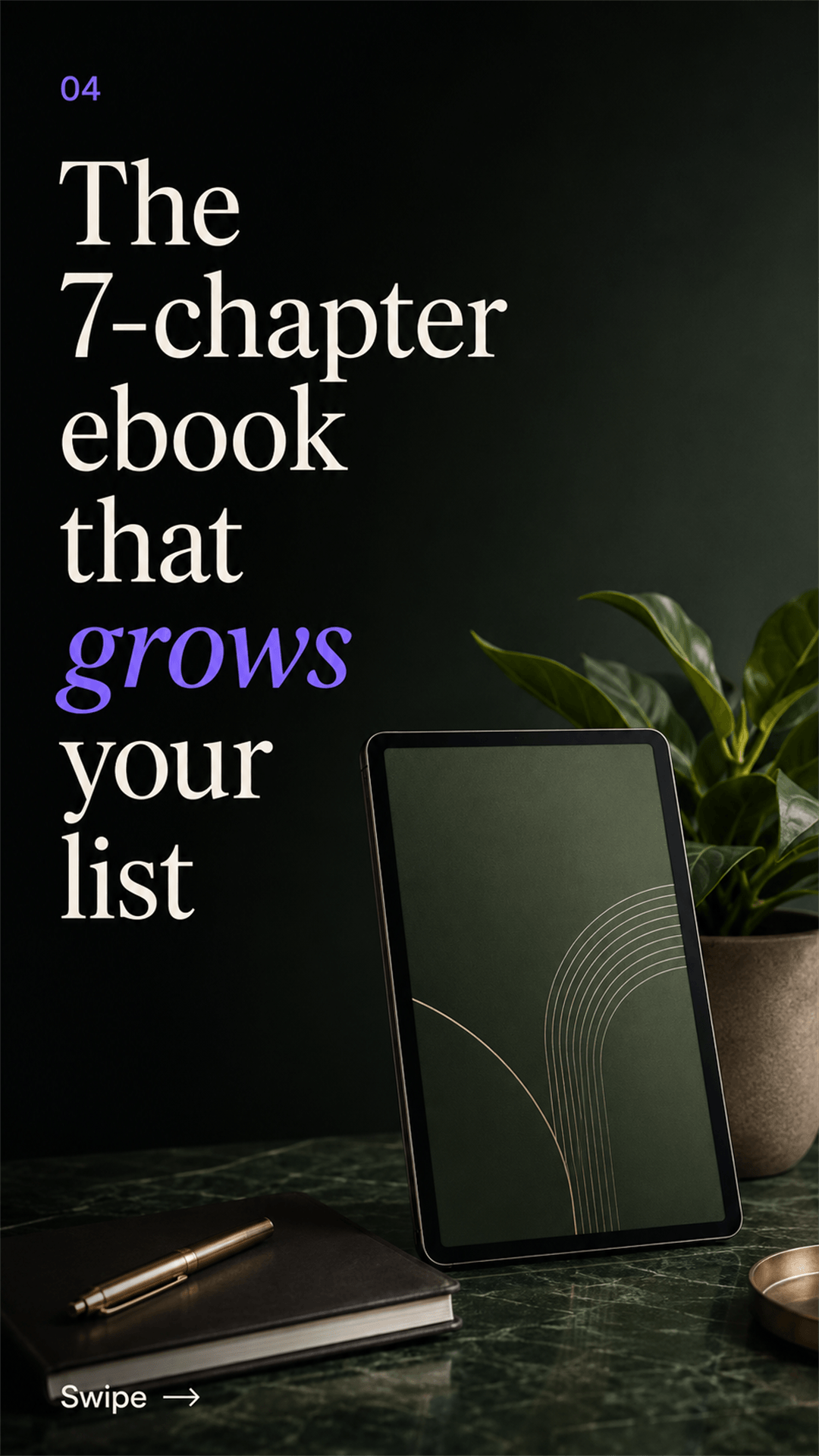 The 7-chapter ebook that grows your list carousel cover
