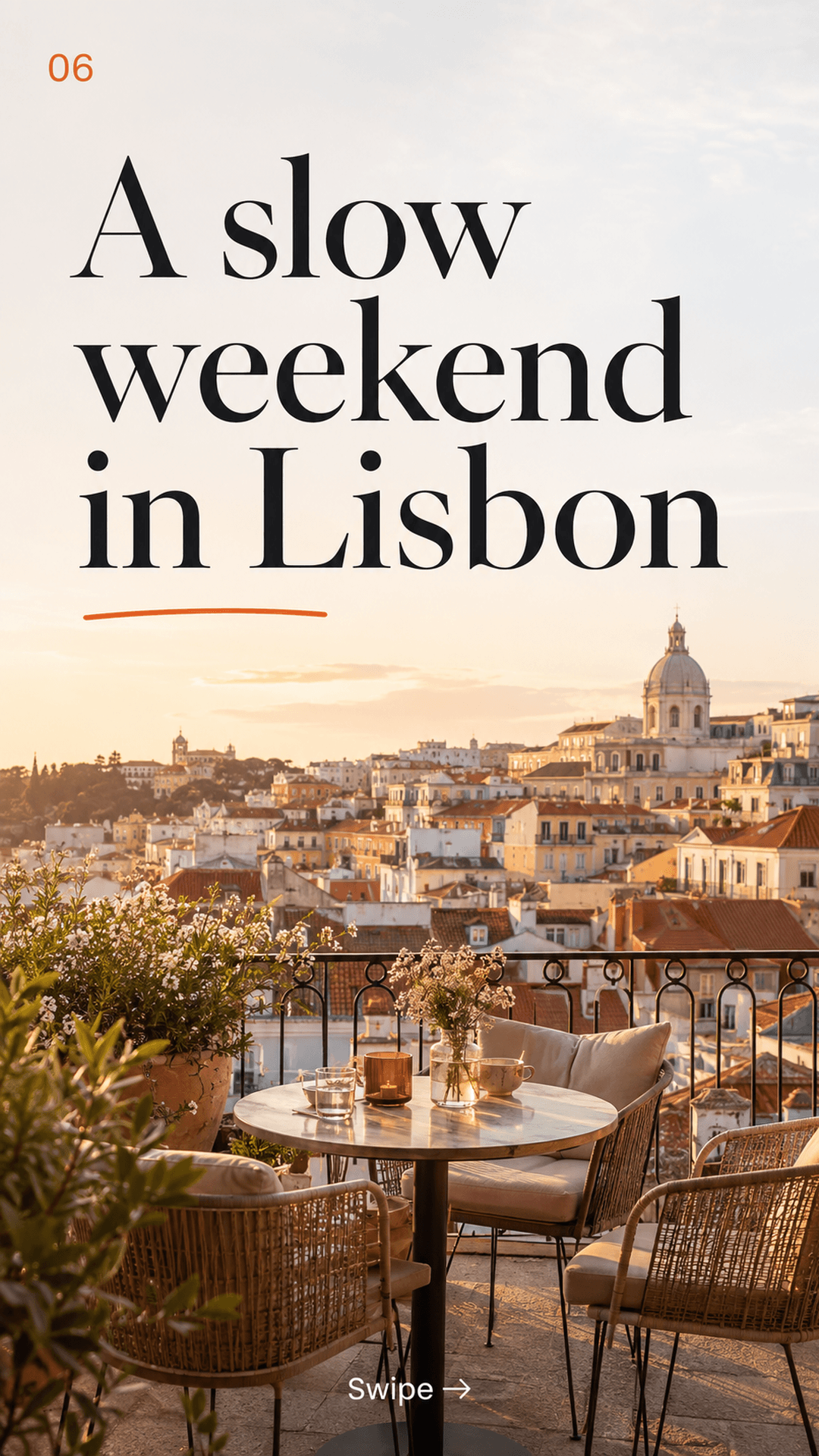 A slow weekend in Lisbon carousel cover